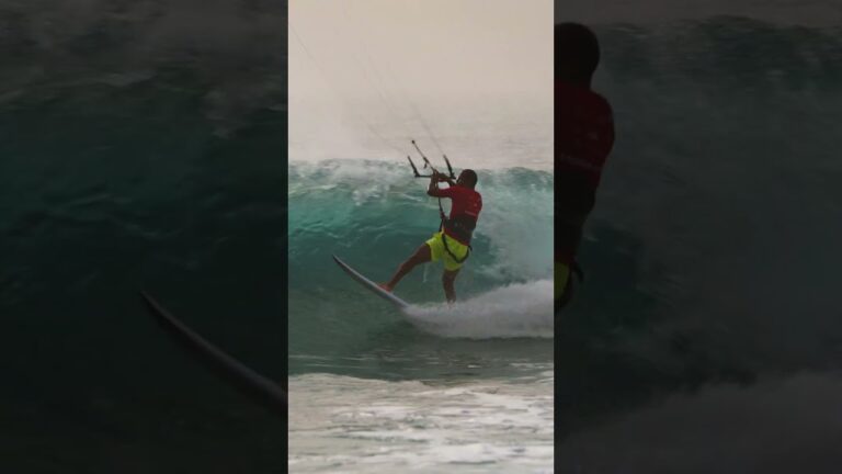 Raised on Cape Verde, built for this, Aurton C. #capeverde #kitesurf #gkakiteworldcup