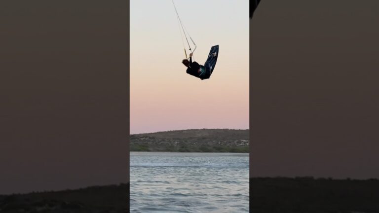 Don’t blink… you might miss it #capetown #watersports #surf #sunset #kitesurfing