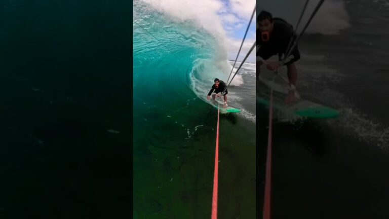 Destroyed on the reef! Kite escape plan activated #courtintheact #kitesurf #watersport #crash
