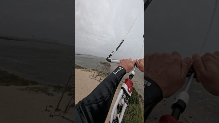 One mistake with the kite can be… jumping over an island… 