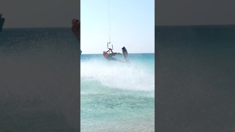 Backroll gybe transition / kiteboarding