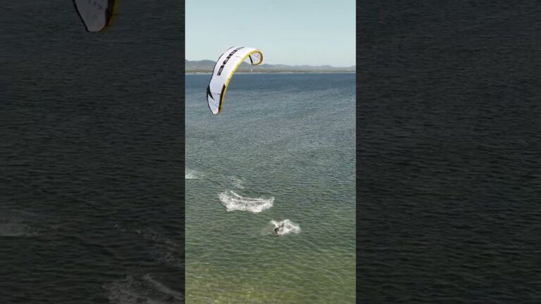 Blind Judge Shreds on 15 qm Air Pro in Punta Trettu, Sardinia