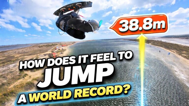 How does it feel to JUMP a kitesurfing WORLD RECORD