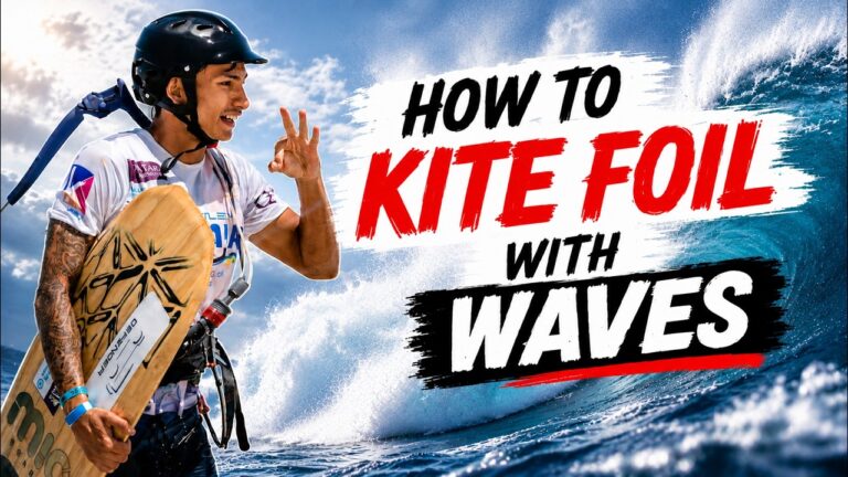 How To Kite Foil Waves with Waves