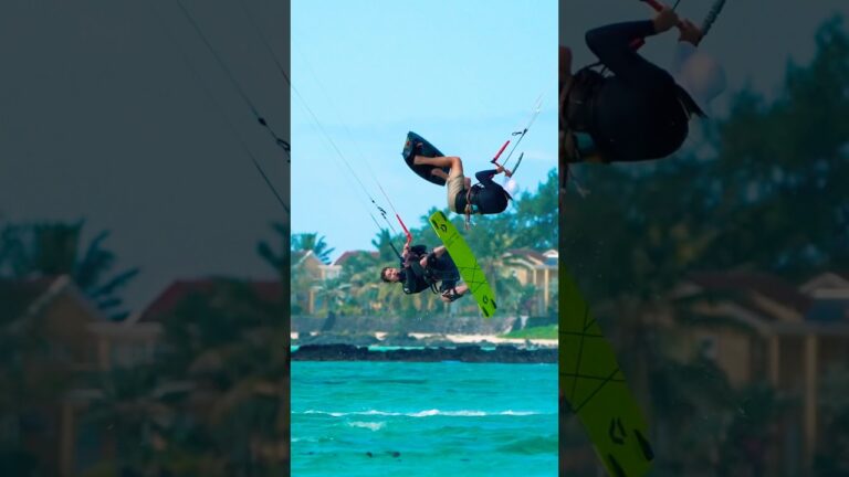 Epic transition in Mauritius for the C-kite festival, check the full edit on my channel! #freeride
