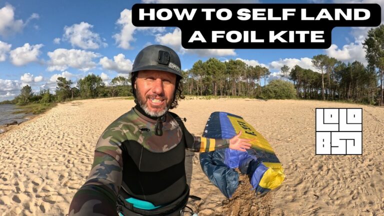 HOW TO SELF LAND A FOIL KITE