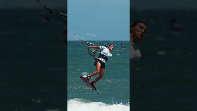Bruna’s reign continues with the win here in Mexico! #gkakiteworldtour #mexico #kiteboarding