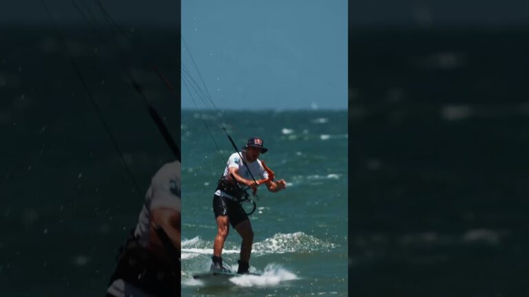 Maxime rolls into the next stop as a top-3 ranked athlete #gkafreestyle #kiteboarding #mexico