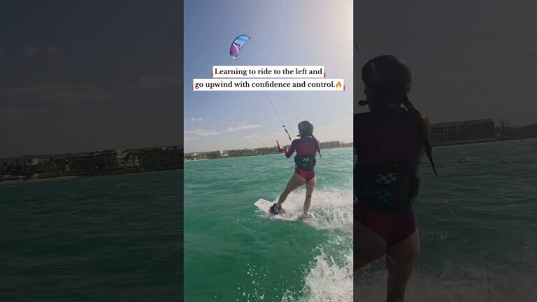 Let’s learn how to ride upwind with me! #kite #kitesurf #learn #learning #cabarete #positomartinez