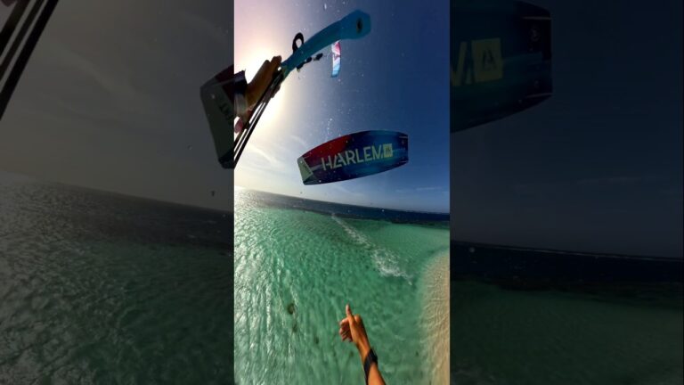 kitesurfing in heaven