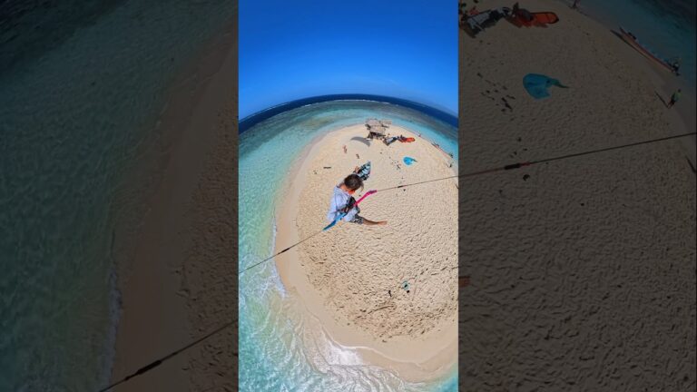 Jumping over an island