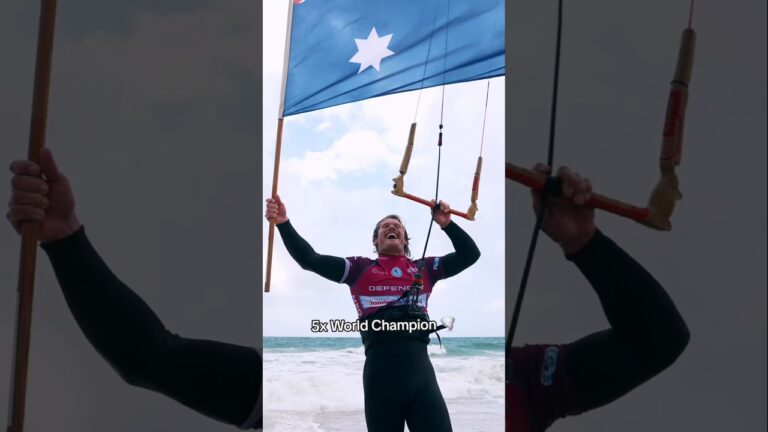 James came for the win. Nothing less. #gkakiteworldtour #kitesurfing #kiteboarding
