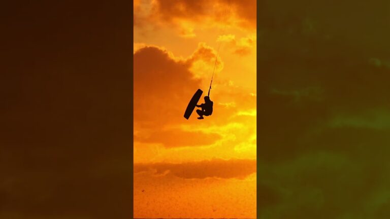 Kiting in the best sunset of my life