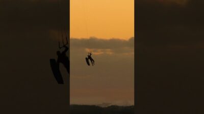 Wild kitesurfing days in Cape Town