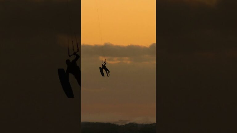 Wild kitesurfing days in Cape Town
