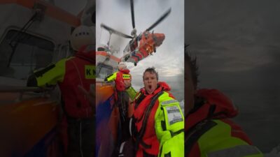 Helicopter training with the KNRM!